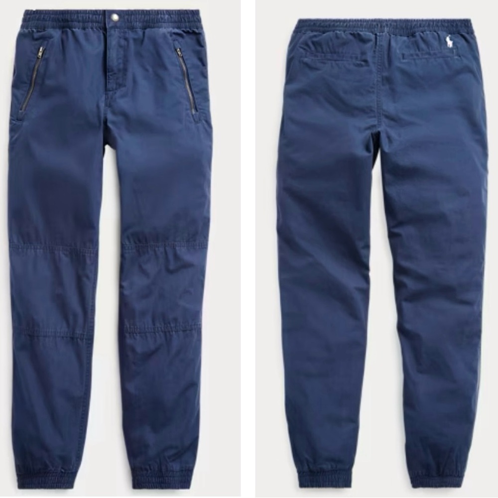 Polo by Ralph Lauren‎ Boy’s Sz M (10-12) Cotton Poplin Newport Navy Jogger Pant
